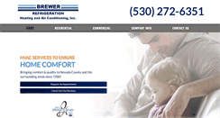 Desktop Screenshot of brewerhvac.com